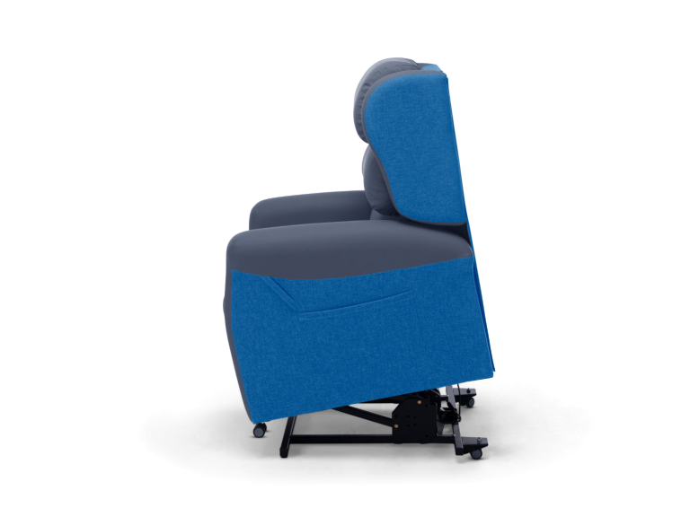 Medical concerto rise and recliner chair slightly tilted