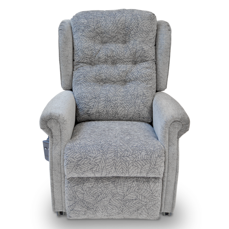 Grey Rise and recliner chair 