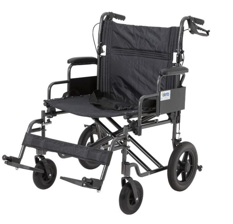 black wheelchair