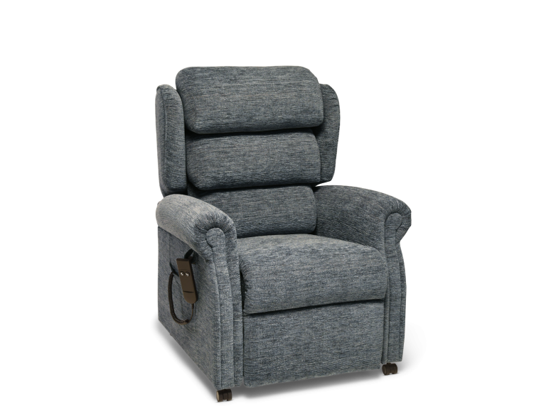 grey rise and recliner chair