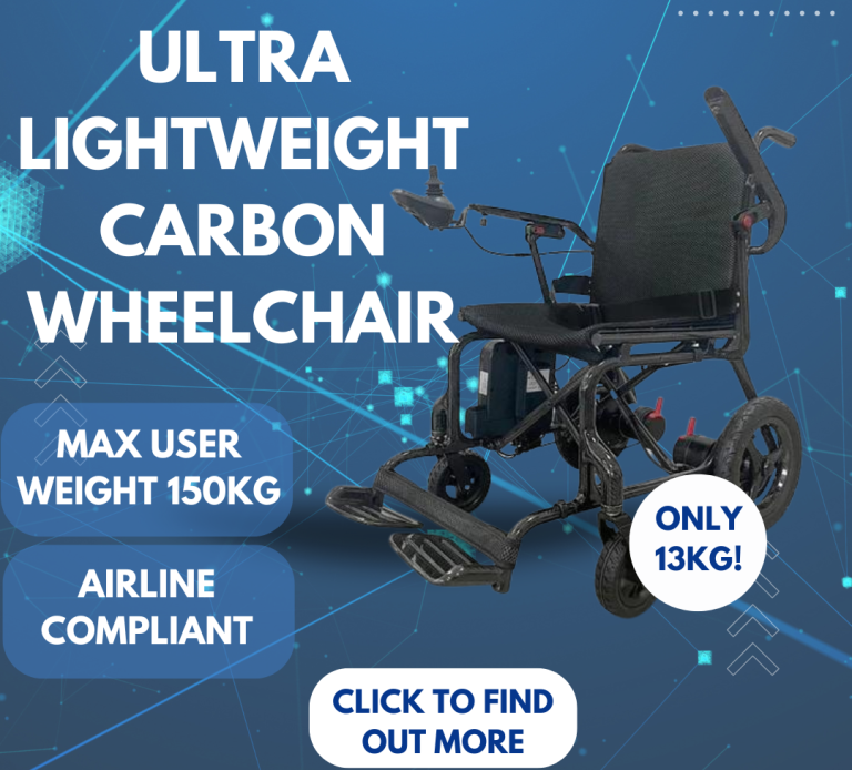 Ezi fold light weight power chair