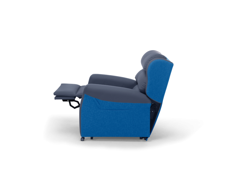 Medical concerto rise and recliner chair legs raised